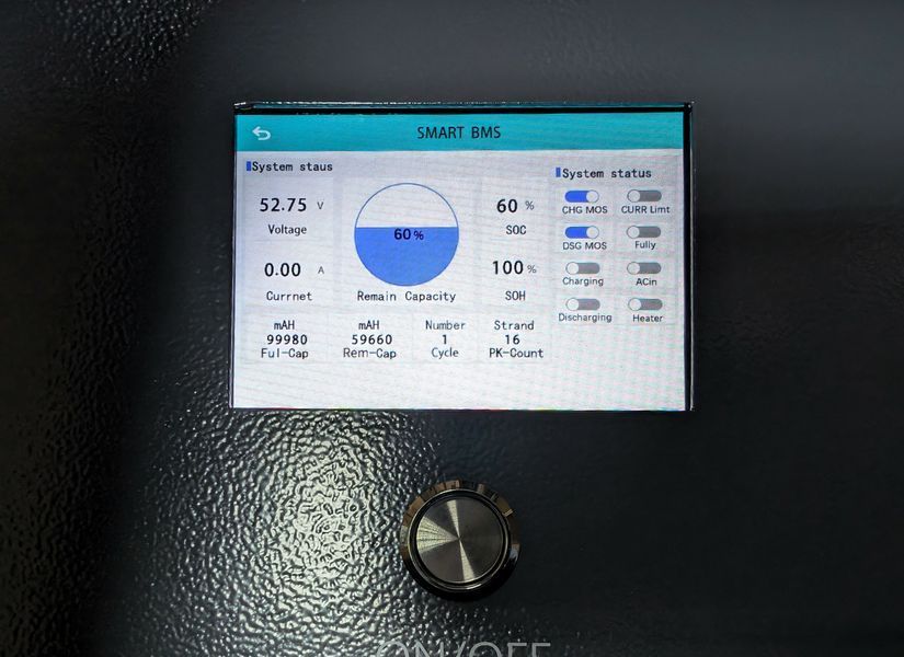 Аккумуляторная батарея LiFePO4 100Ah 51.2v Demuda QH-PW01 5329547612 фото