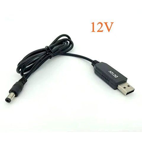 USB кабель питания для модема и роутера 12В от PowerBank (USB to DC 12v) 6578423397 фото