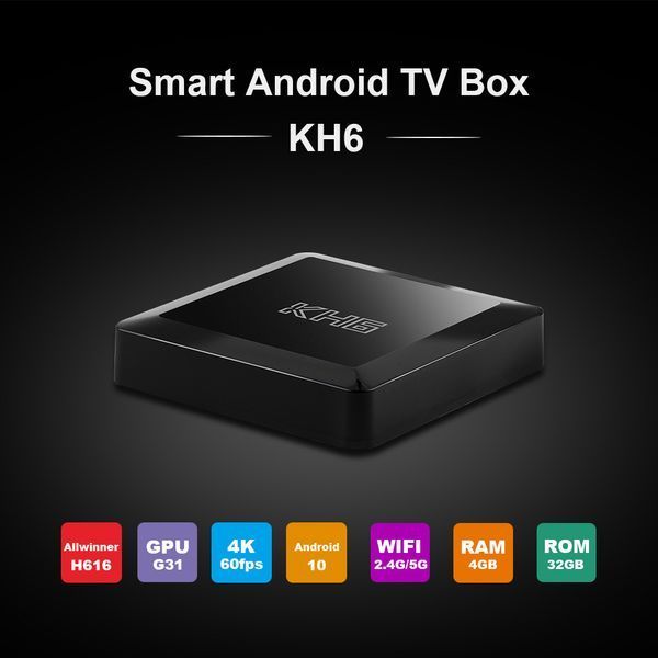 Cмарт приставка Mecool KH6 4/32 GB Allwinner H616 WI FI 2.4/5G (Android10) 7658457625 фото