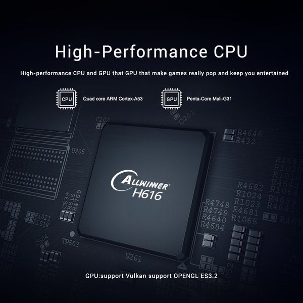 Cмарт приставка Mecool KH6 4/32 GB Allwinner H616 WI FI 2.4/5G (Android10) 7658457625 фото